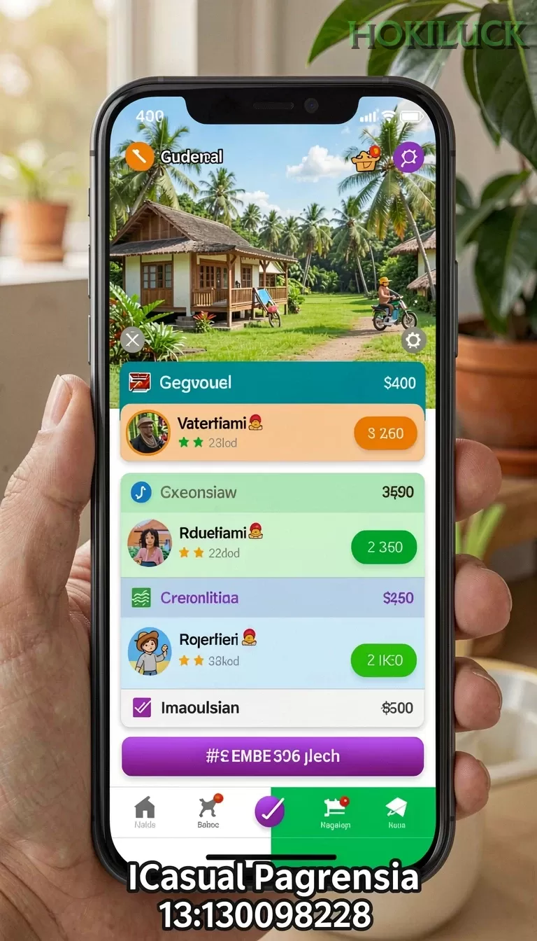 Cuplikan layar KA789 — menu navigasi
